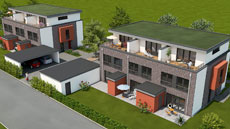 Visualisierung-Reihenhaus-Lüneburg